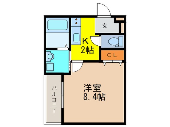 フジパレス塚本Ⅱ番館の物件間取画像